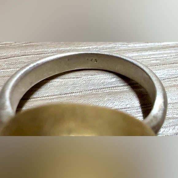 Vintage Designer Sundance Catalog Sterling Silver Aqua Chalcedony Ring, Size 5 - Picture 7 of 10